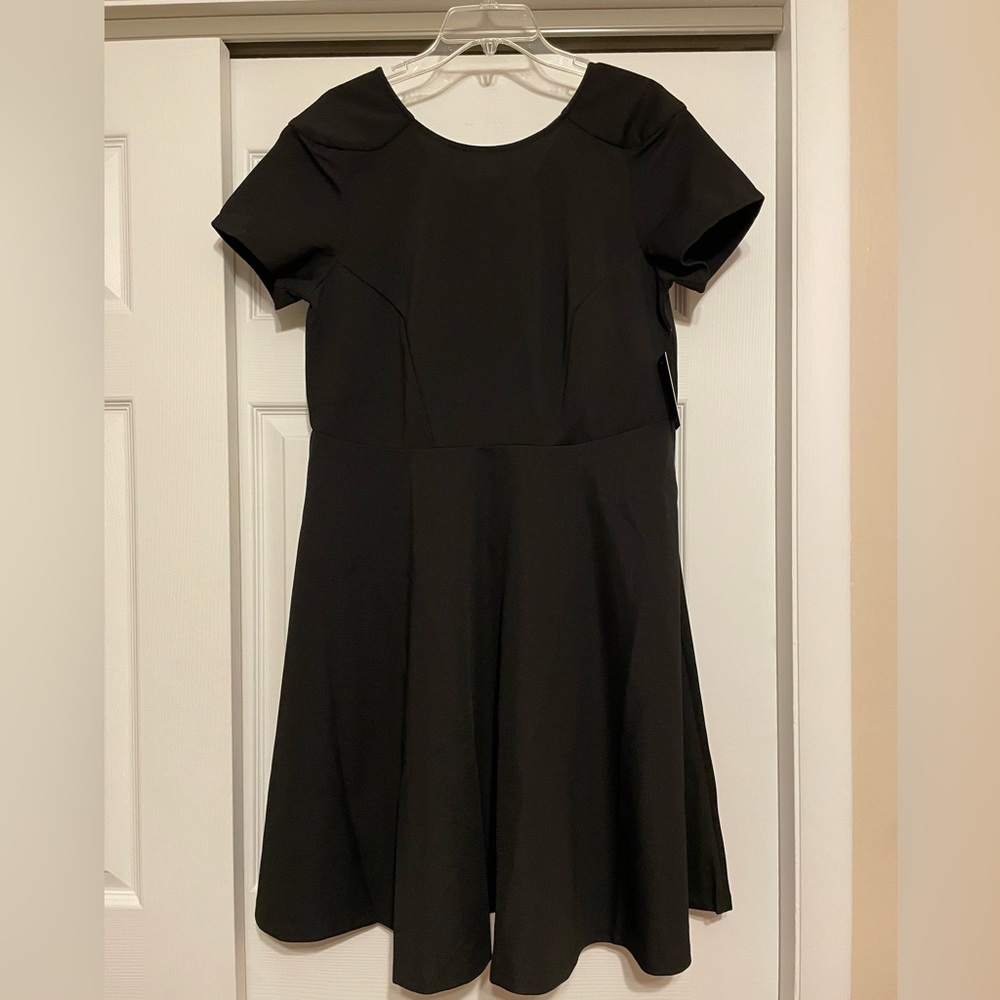 Brand New Eloquii Black Fit & Flare Dress - Size 14